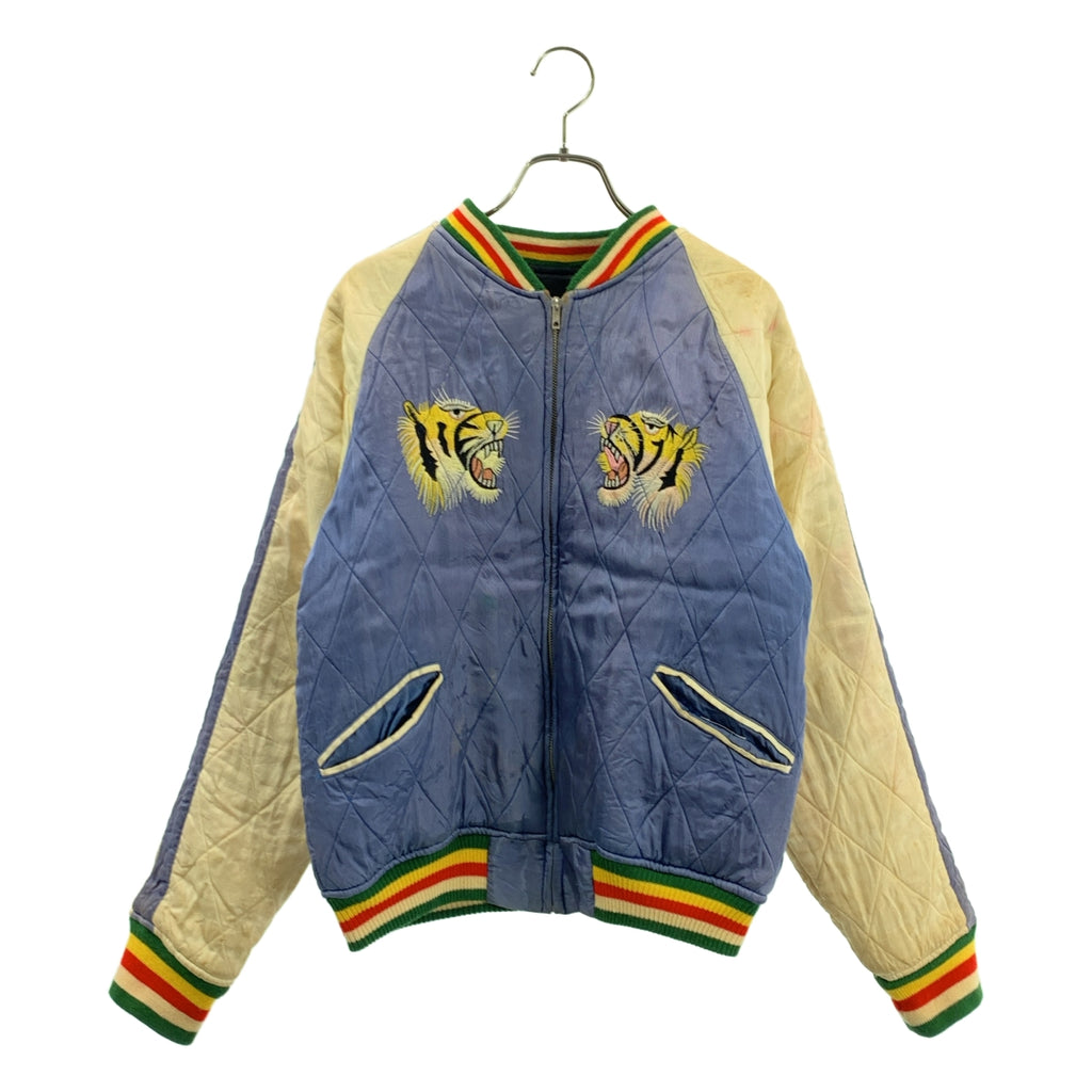 VINTAGE / ヴィンテージ古着 | 1990s | SILVER STONE / タイガー ドラゴン 刺しゅう リバーシブル キルティング スーベニアジャケット スカジャン | 38 | メンズ
