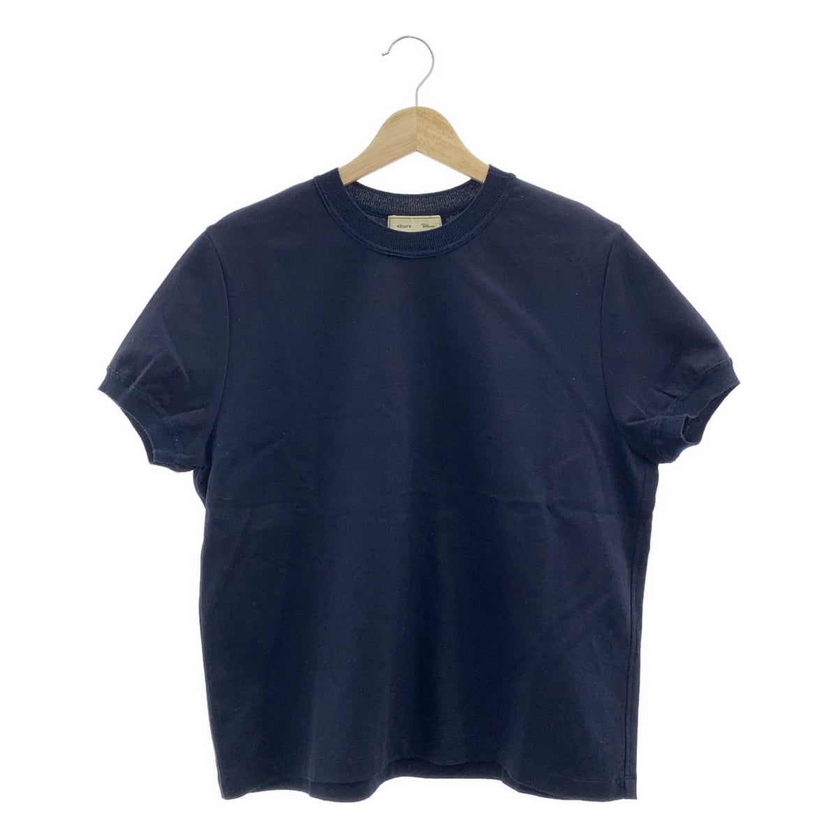 ebure / エブール | × Ron Herman / ロンハーマン コットンポンチ ニットカラー Tシャツ カットソー | 38 | レディース