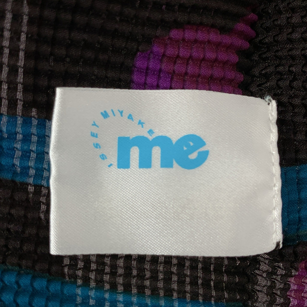 me ISSEY MIYAKE / 미이세이미야케 | 플리츠 하이넥 프린트 탑스 |