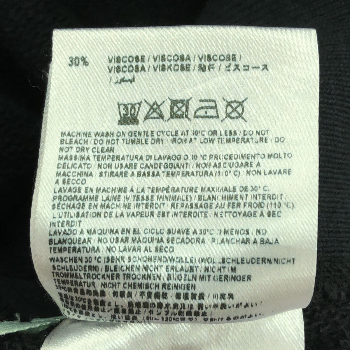 Off-White / オフホワイト | × Champion / チャンピオン ダメージ加工 ロゴ スウェット フーディ | S | チャコールブラック | メンズ