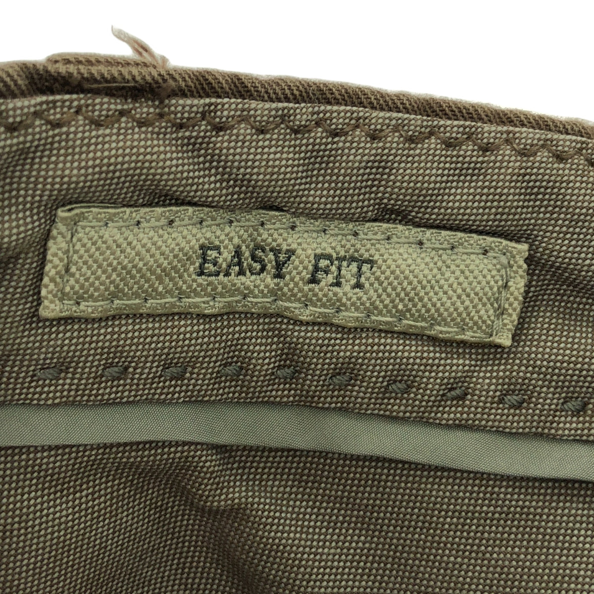 BRUNELLO CUCINELLI / ブルネロクチネリ | EASY FIT / コットン スラックス パンツ | 44 | ブラウン | メンズ