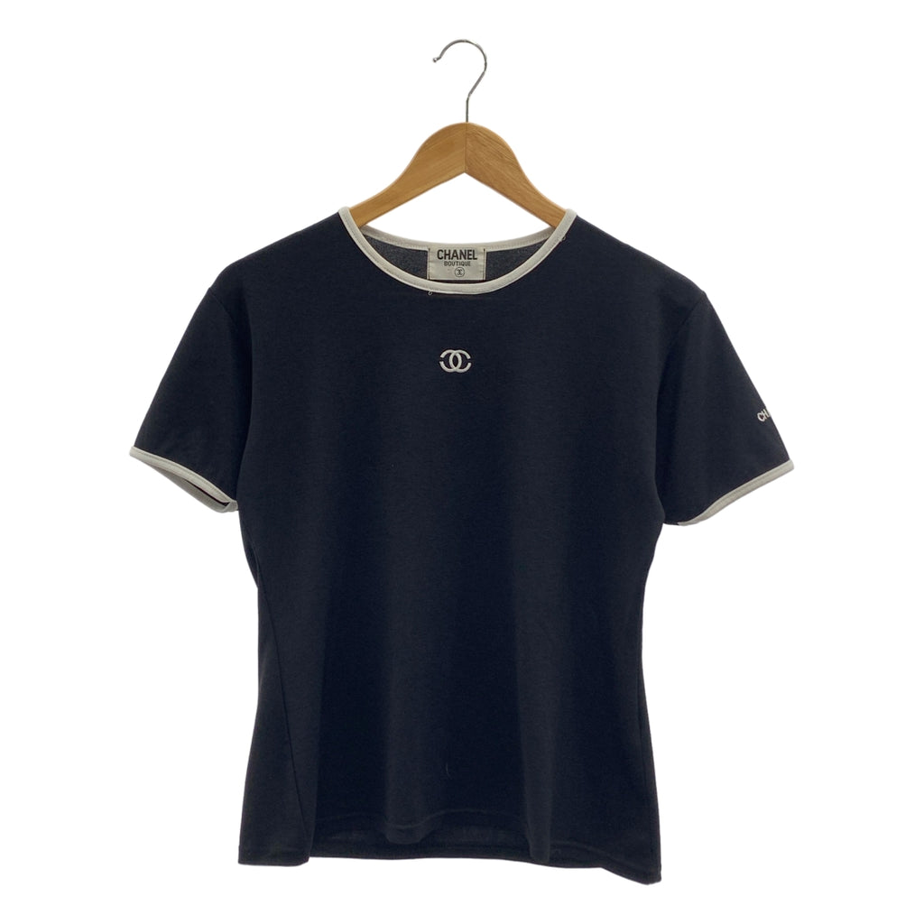 CHANEL / シャネル | ココマーク ロゴ パイピング Tシャツ カットソー |