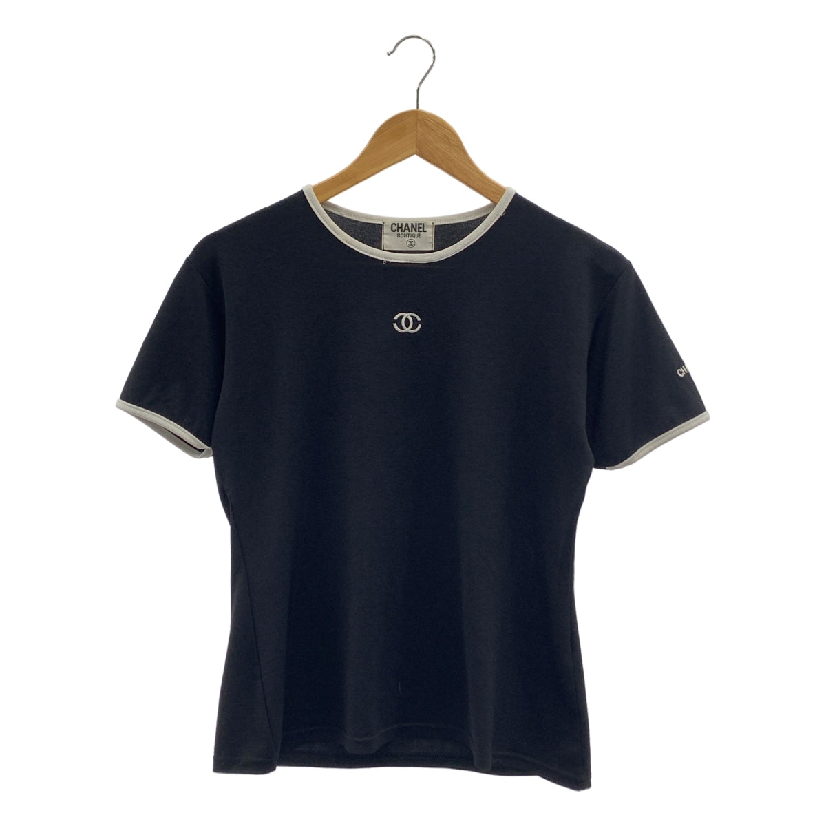CHANEL / シャネル | ココマーク ロゴ パイピング Tシャツ カットソー |