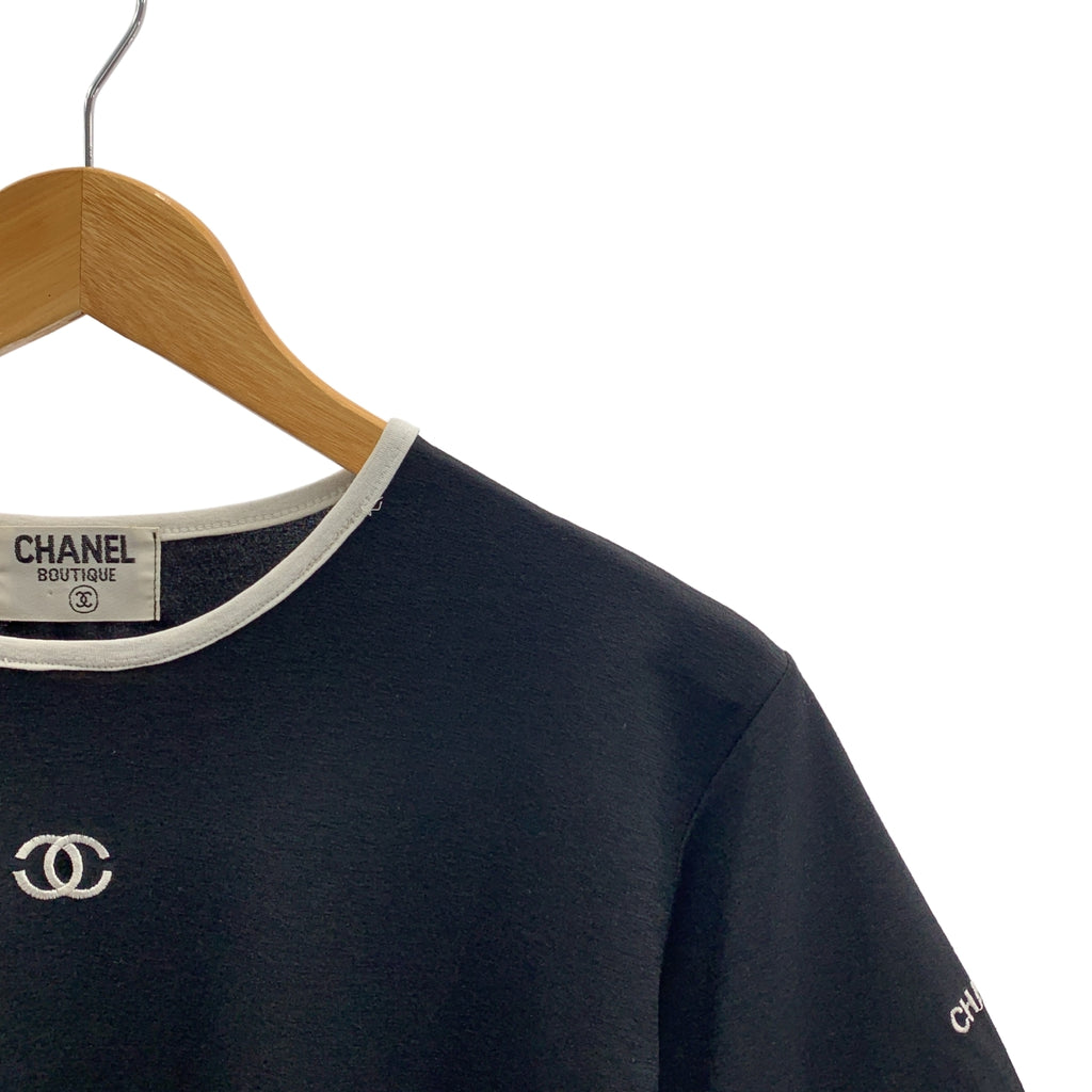 CHANEL / シャネル | ココマーク ロゴ パイピング Tシャツ カットソー |