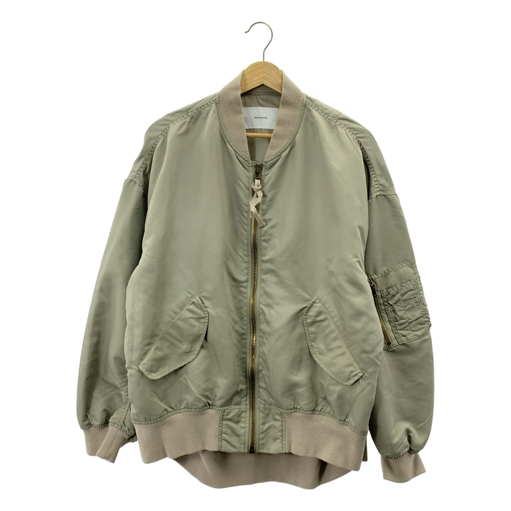 Framework / フレームワーク | 2022SS | ナイロンツイル MA-1 ブルゾン ジャケット | 38 | レディース