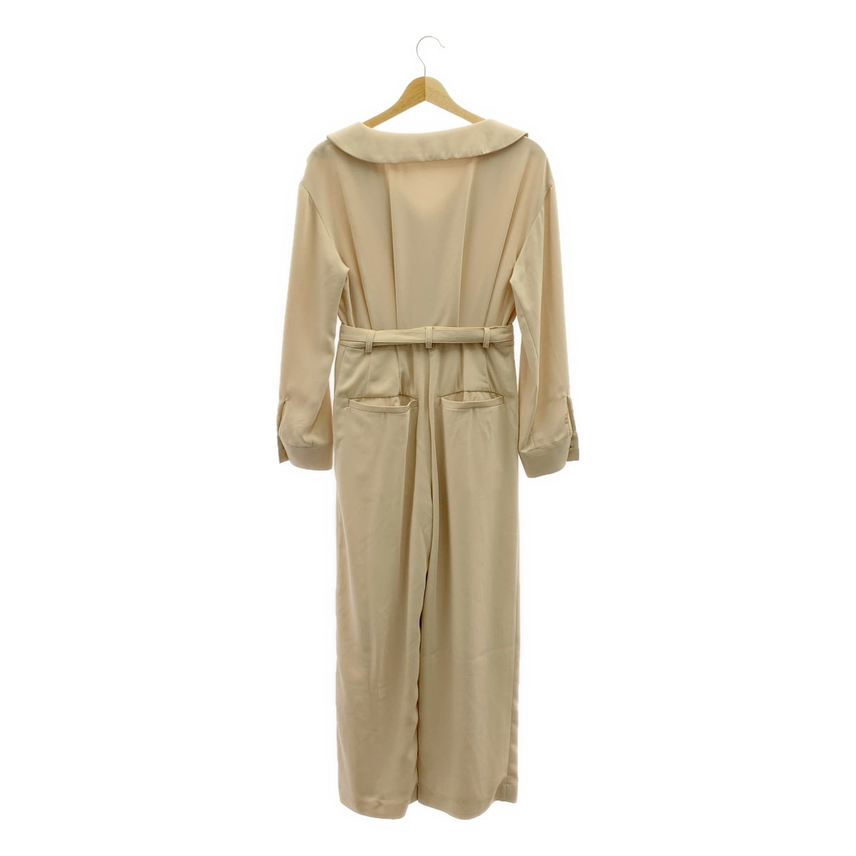 CLANE / クラネ | 2WAY フラットカラー オールインワン | 0 | ベージュ