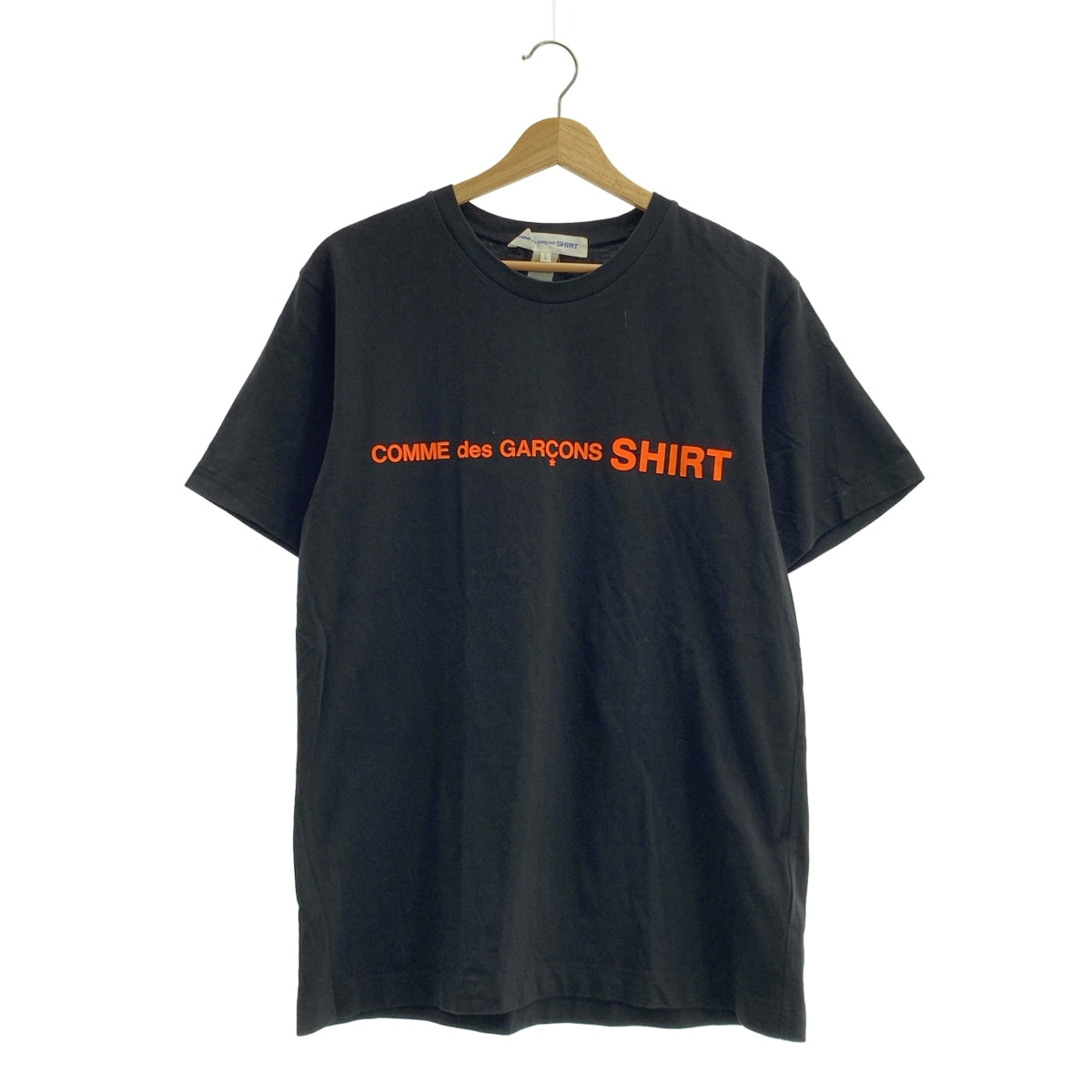 COMME des GARCONS SHIRT / 콤데 갤슨 셔츠 | 로고 프린트 크루넥 티셔츠 컷소우 | L | 남성