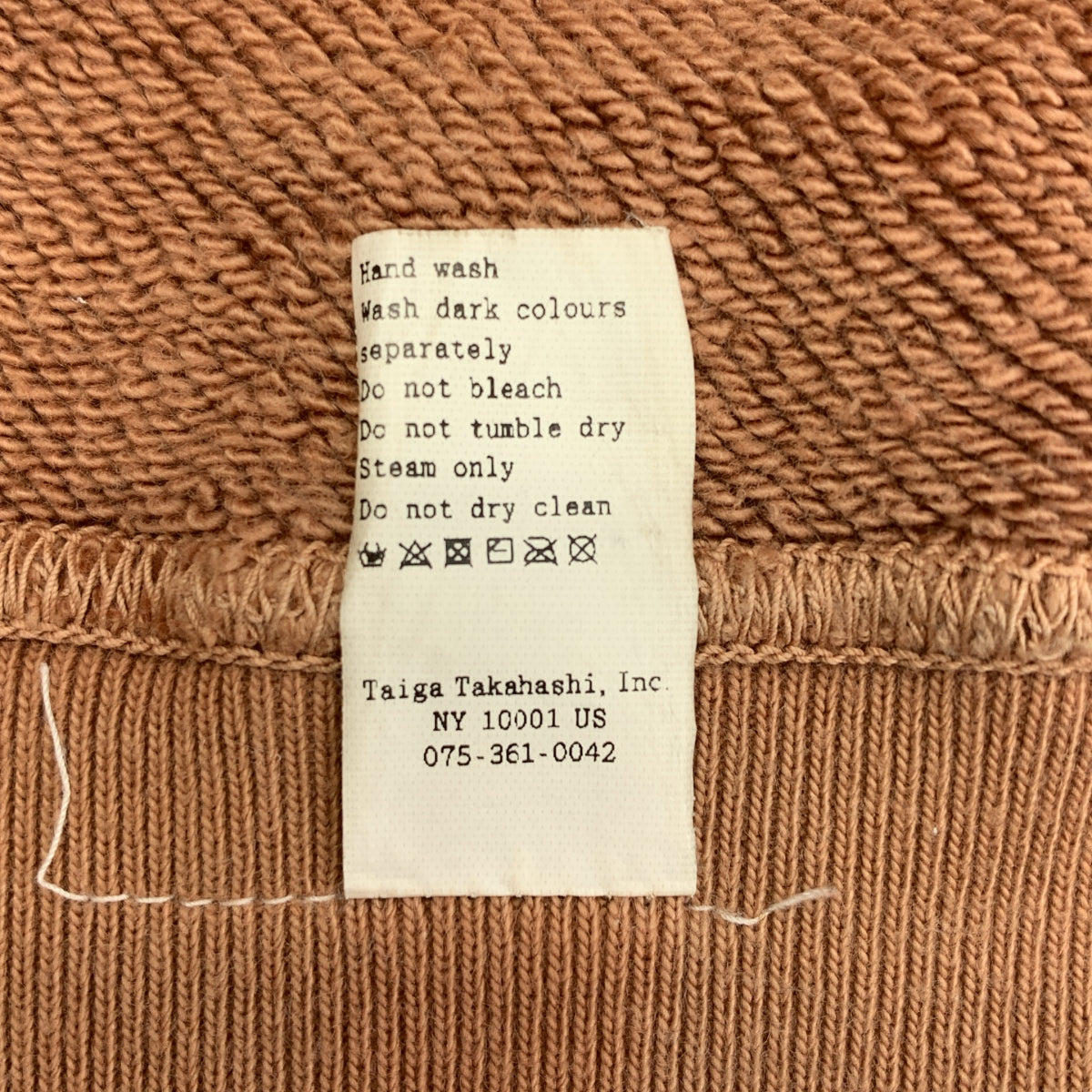 高橋大河 | LOT. 603 衛衣 / 成衣染色圓領衛衣 | 尺寸 36 |