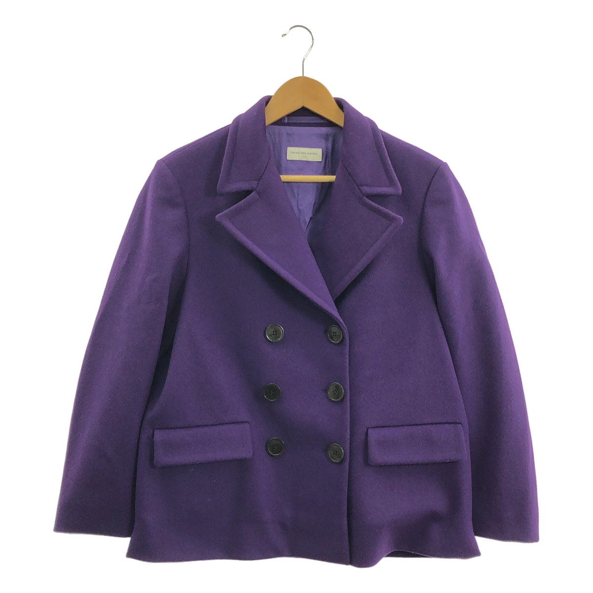 DRIES VAN NOTEN / ドリスヴァンノッテン | ウール Pコート ダブルジャケット / 総裏地 | S | レディース