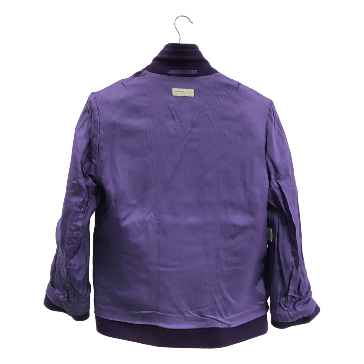DRIES VAN NOTEN | 羊毛 P 大衣，雙排扣，全襯裡 | S 碼 | 紫色 | 女款