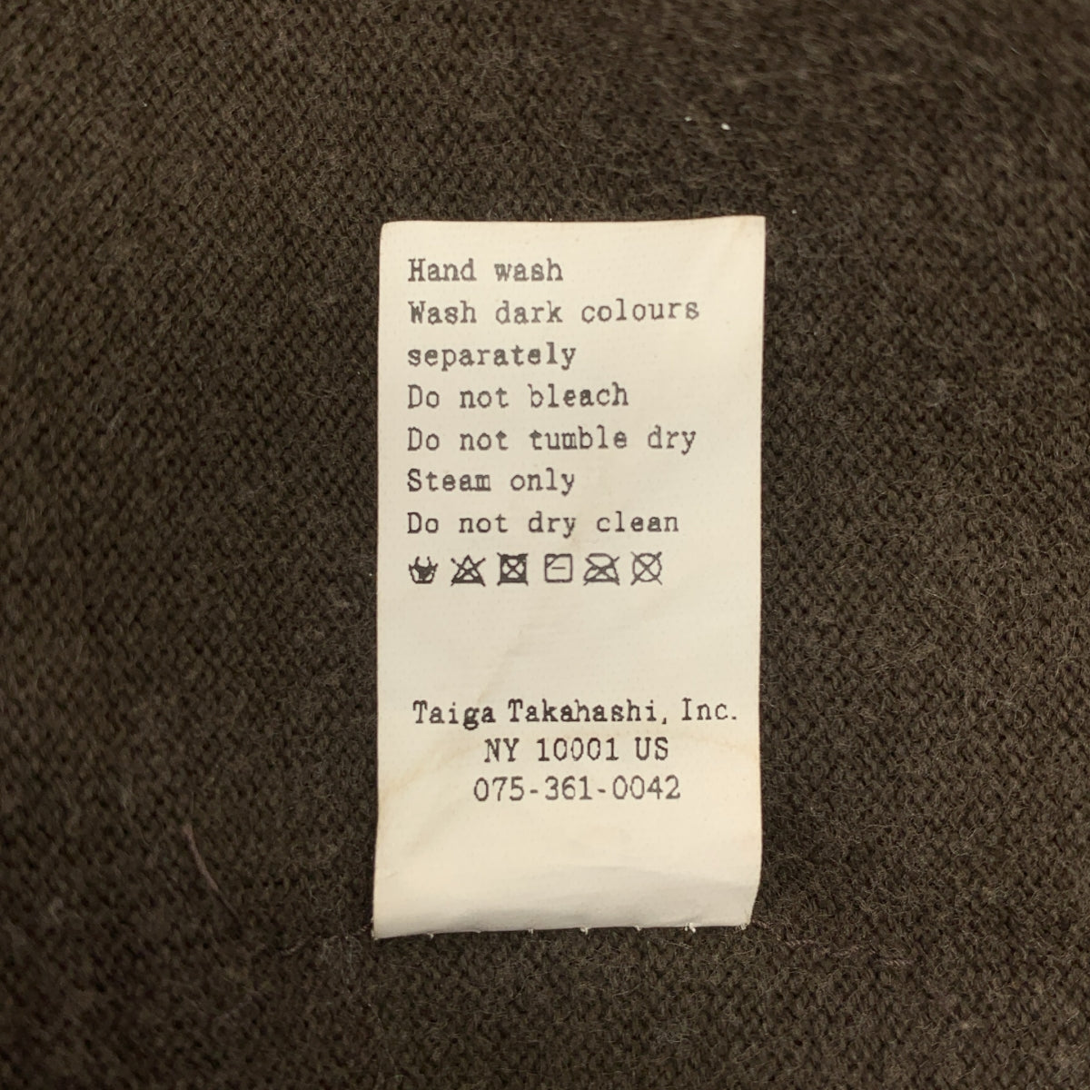 高橋大河 | LOT.601 T卹 / 手工染色口袋T卹 | 尺寸 38 |