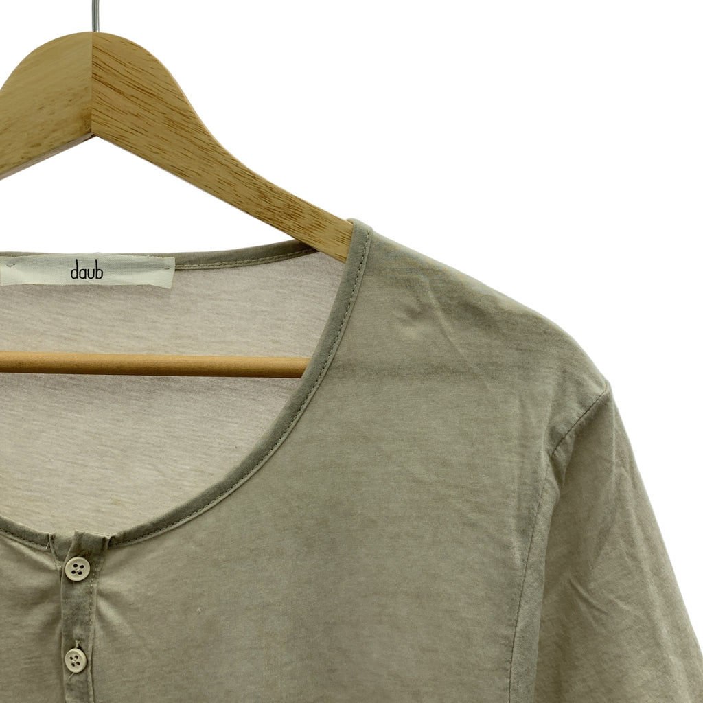daub | 純棉亨利領T卹 | 44碼 | 男士