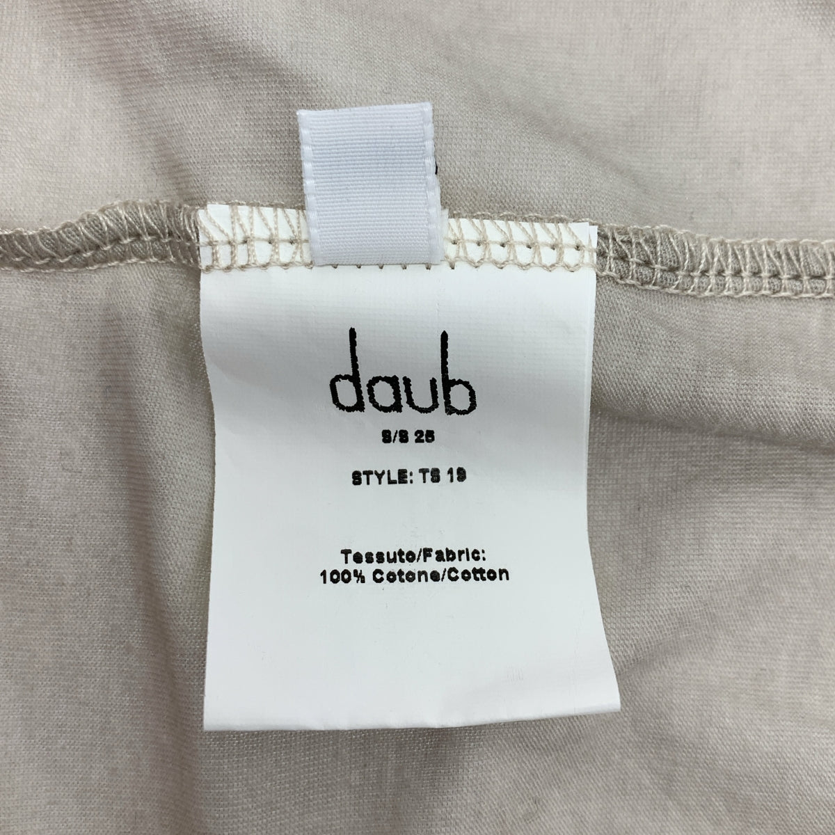 daub | 純棉亨利領T卹 | 44碼 | 男士