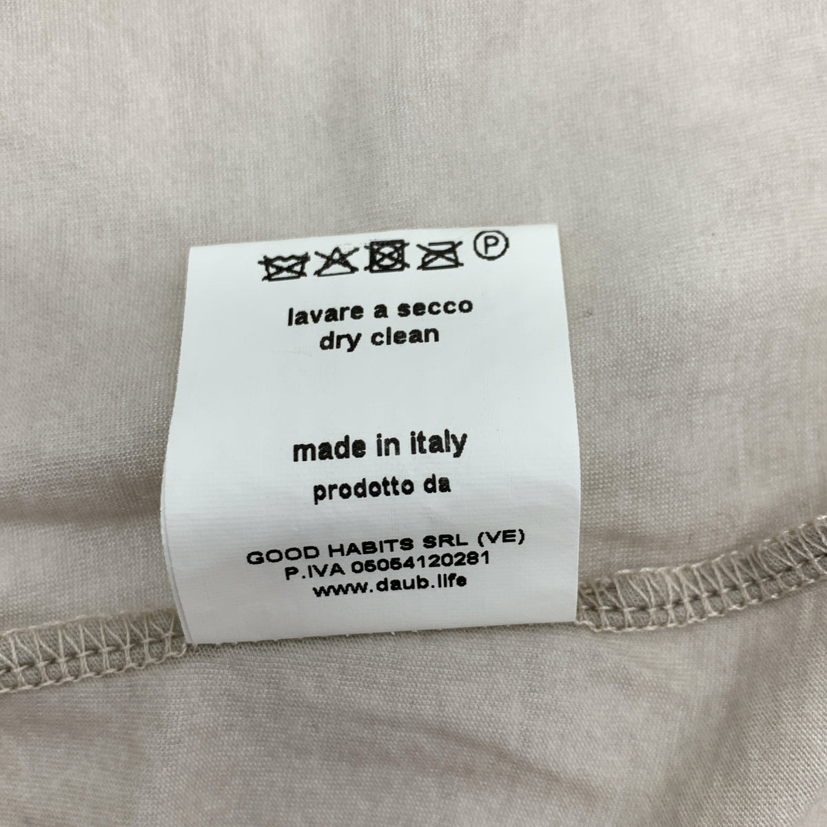 daub | 純棉亨利領T卹 | 44碼 | 男士