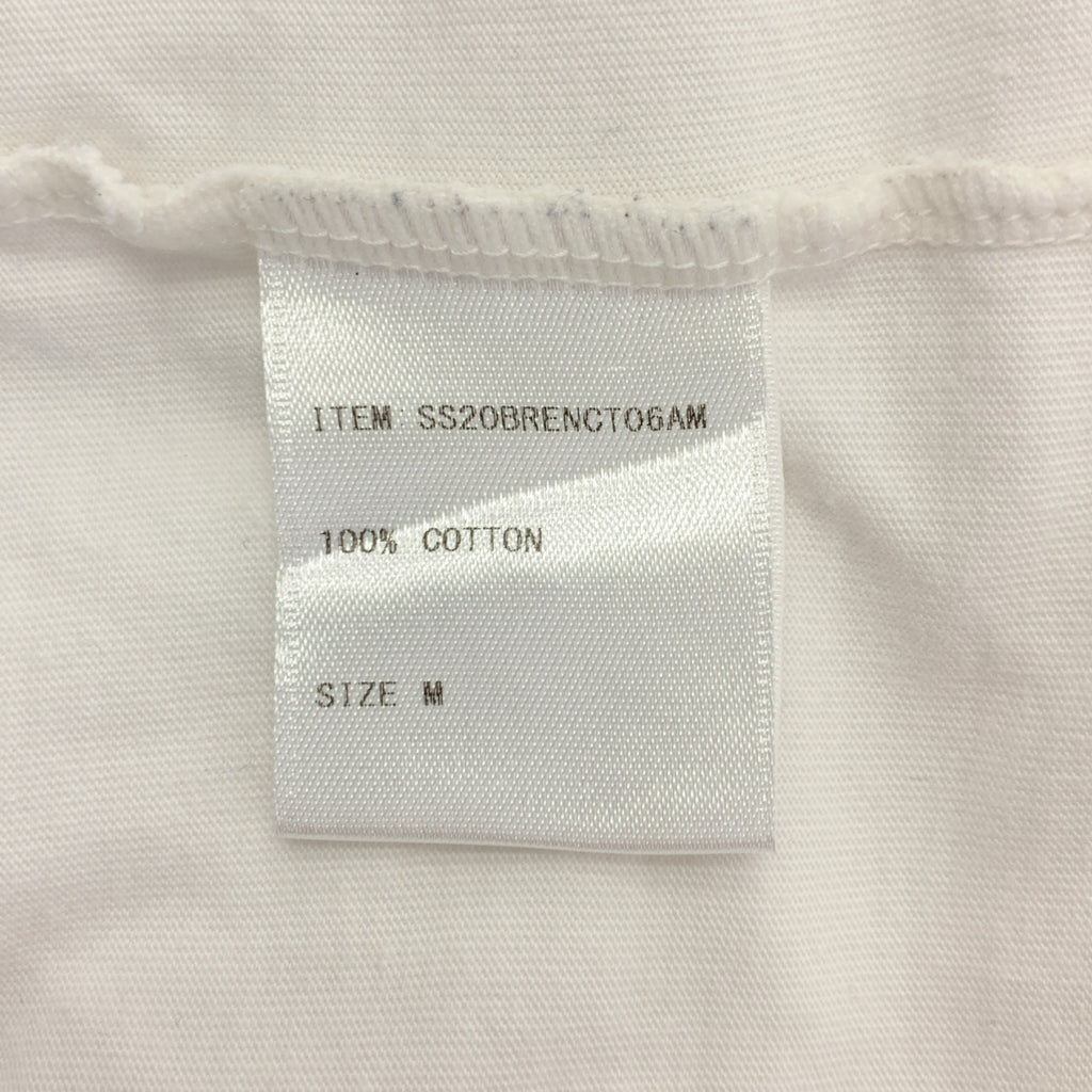 The Ennoy Professional / ザエンノイプロフェッショナル | 2020SS | L/S T-Shirt / エンブロイダリーロゴ クルーネック カットソー | M | ホワイト/ネイビー | メンズ