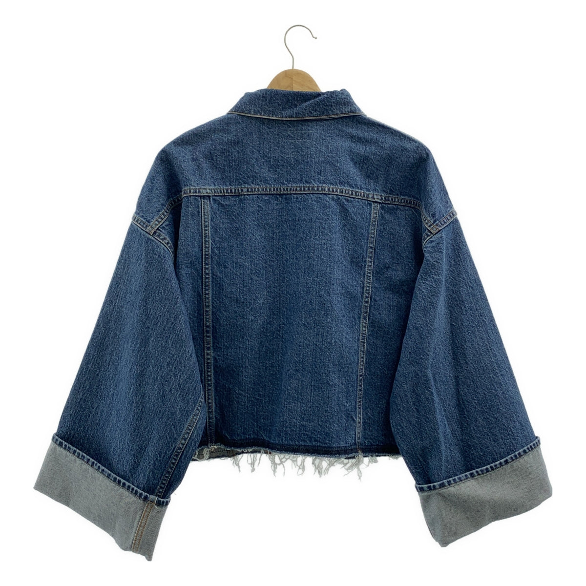 SACRA / サクラ | AUTHENTIC DENIM JACKET カットオフ デニム