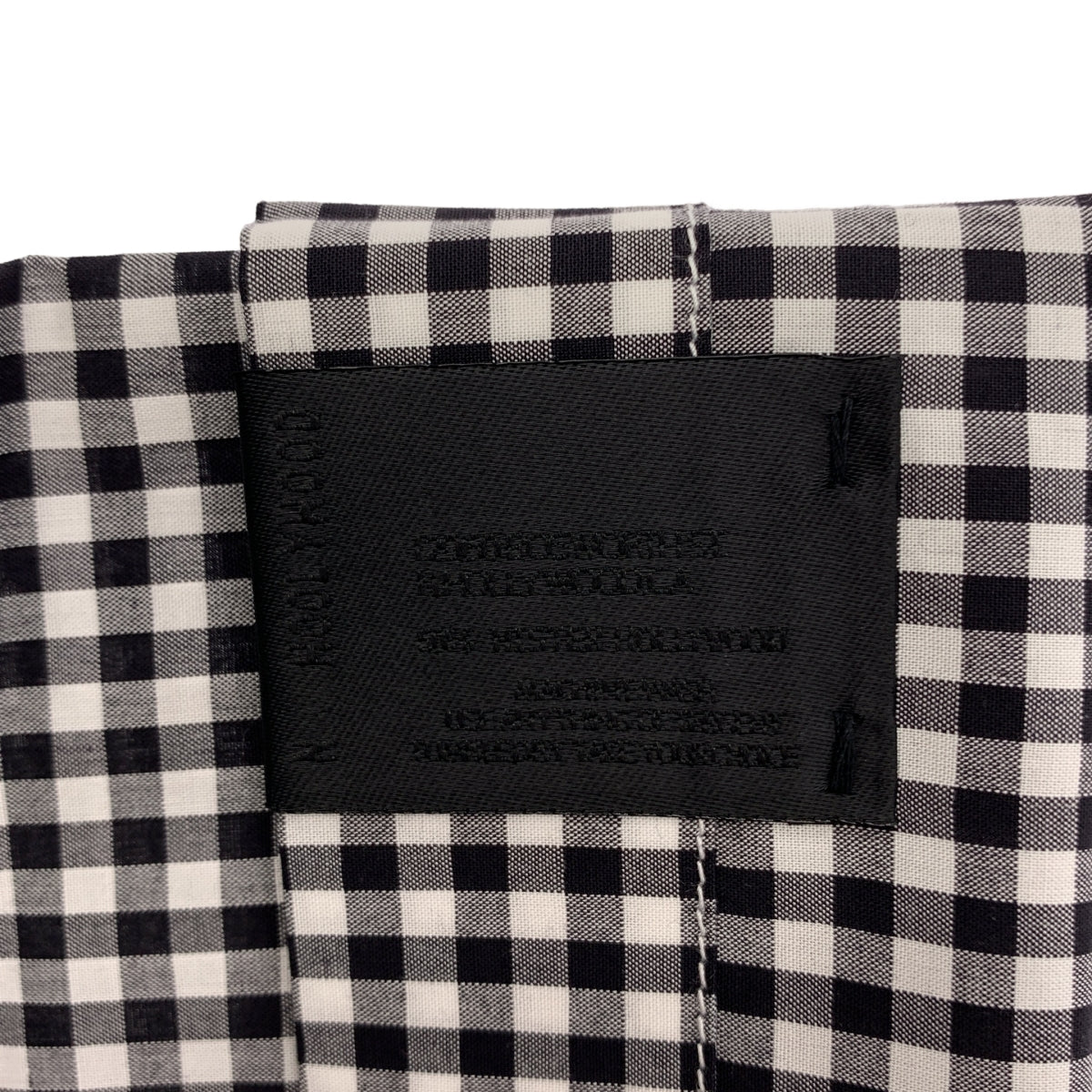 N.HOOLYWOOD / 엔 할리우드 | × THOMAS MASON / 토마스 메이슨 Compile Line / 컴파일 라인 체크 오버 실루엣 셔츠 | 40 | 남성