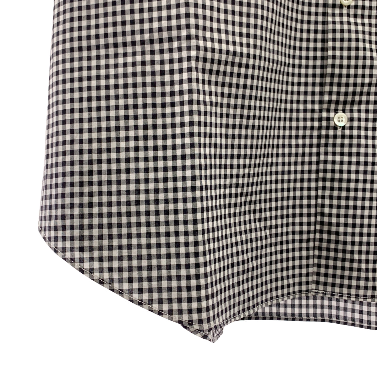 N.HOOLYWOOD / 엔 할리우드 | × THOMAS MASON / 토마스 메이슨 Compile Line / 컴파일 라인 체크 오버 실루엣 셔츠 | 40 | 남성