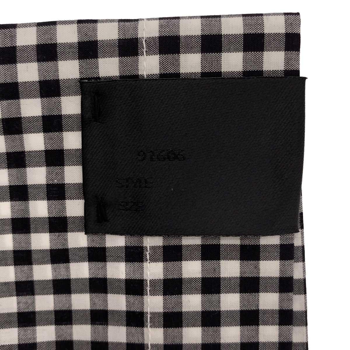 N.HOOLYWOOD / 엔 할리우드 | × THOMAS MASON / 토마스 메이슨 Compile Line / 컴파일 라인 체크 오버 실루엣 셔츠 | 40 | 남성