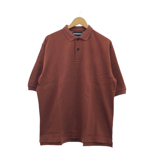 [New] AUBERGE | 2024SS | EMILE Supima Cotton Pique Short Sleeve Polo Shirt | 44 | Dark Orange | Men's