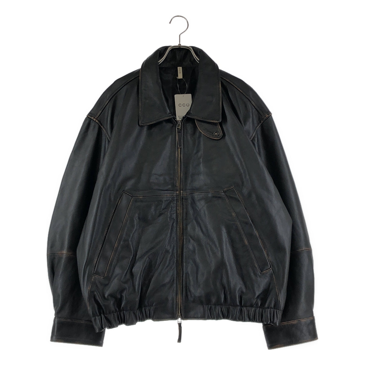 CCU / シーシーユー | 2025AW | × WISM別注 COMFORTABLE SWINGTOP JACKET COW / 羊革 ラムレザー ジャケット / 総裏地 | 3 | メンズ