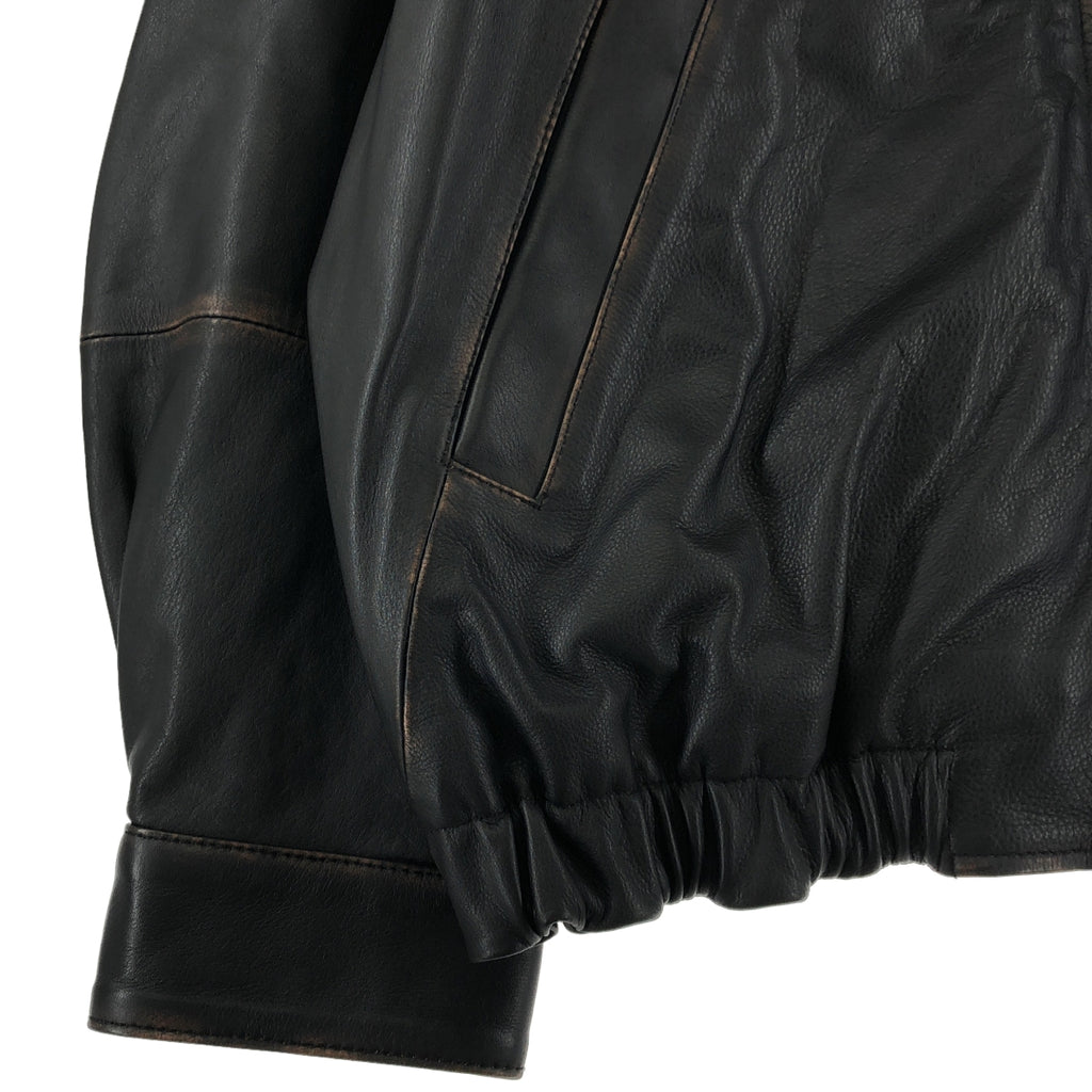 CCU / シーシーユー | 2025AW | × WISM別注 COMFORTABLE SWINGTOP JACKET COW / 羊革 ラムレザー ジャケット / 総裏地 | 3 | メンズ