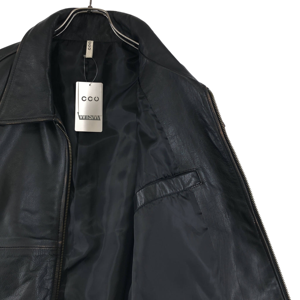 CCU / シーシーユー | 2025AW | × WISM別注 COMFORTABLE SWINGTOP JACKET COW / 羊革 ラムレザー ジャケット / 総裏地 | 3 | メンズ
