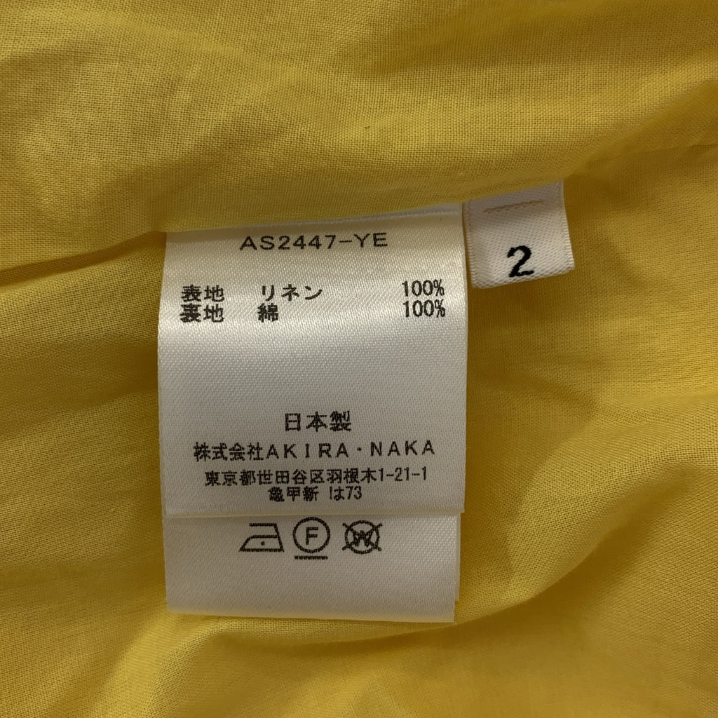 AKIRANAKA / 아키라 나카 | Juliette dress 린넨 민소매 롱 원피스 | 2 |