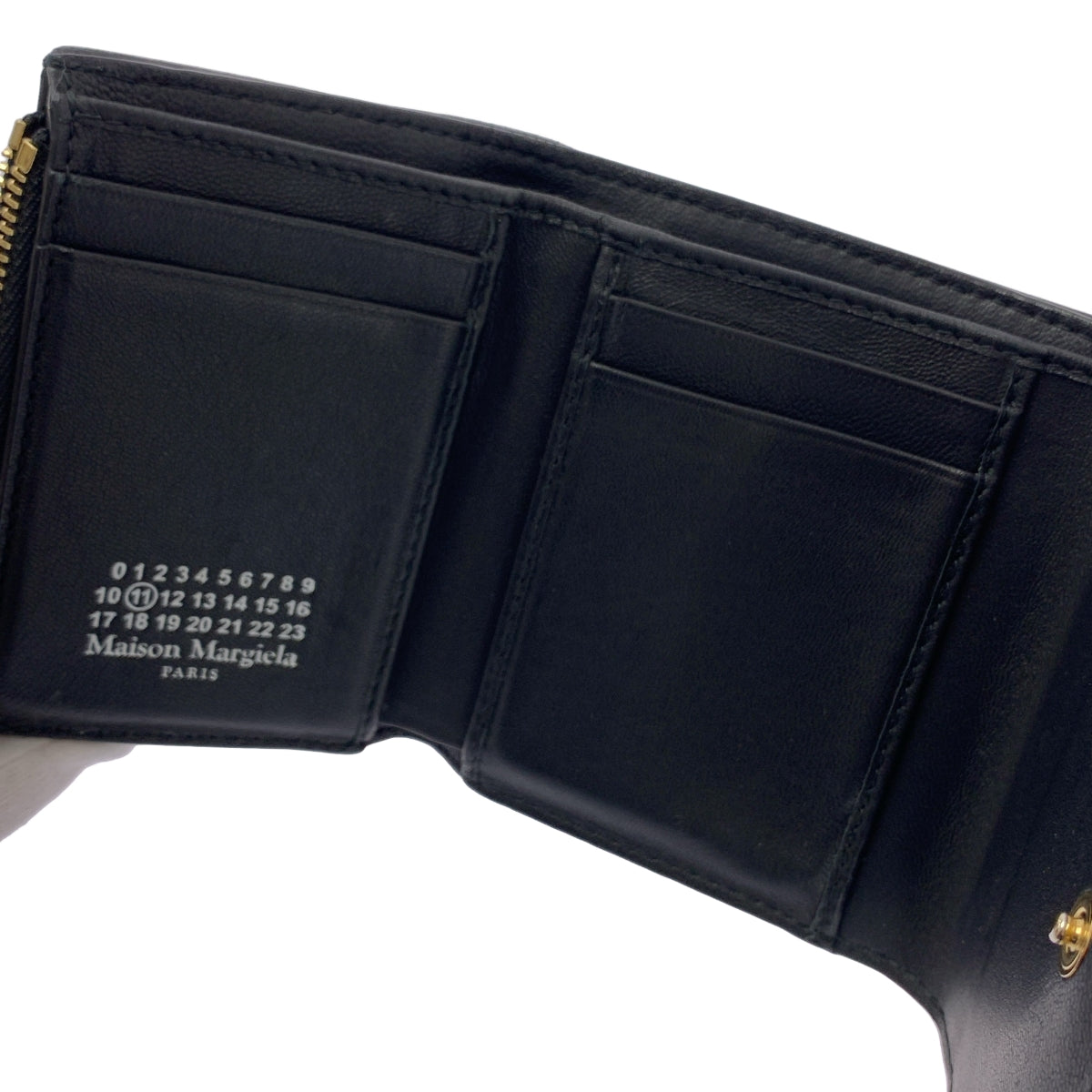 Maison Margiela / メゾンマルジェラ | 2023SS | GLAM SLAM / グラムスラム レザー コンパクト ウォレット 財布 | UNI |