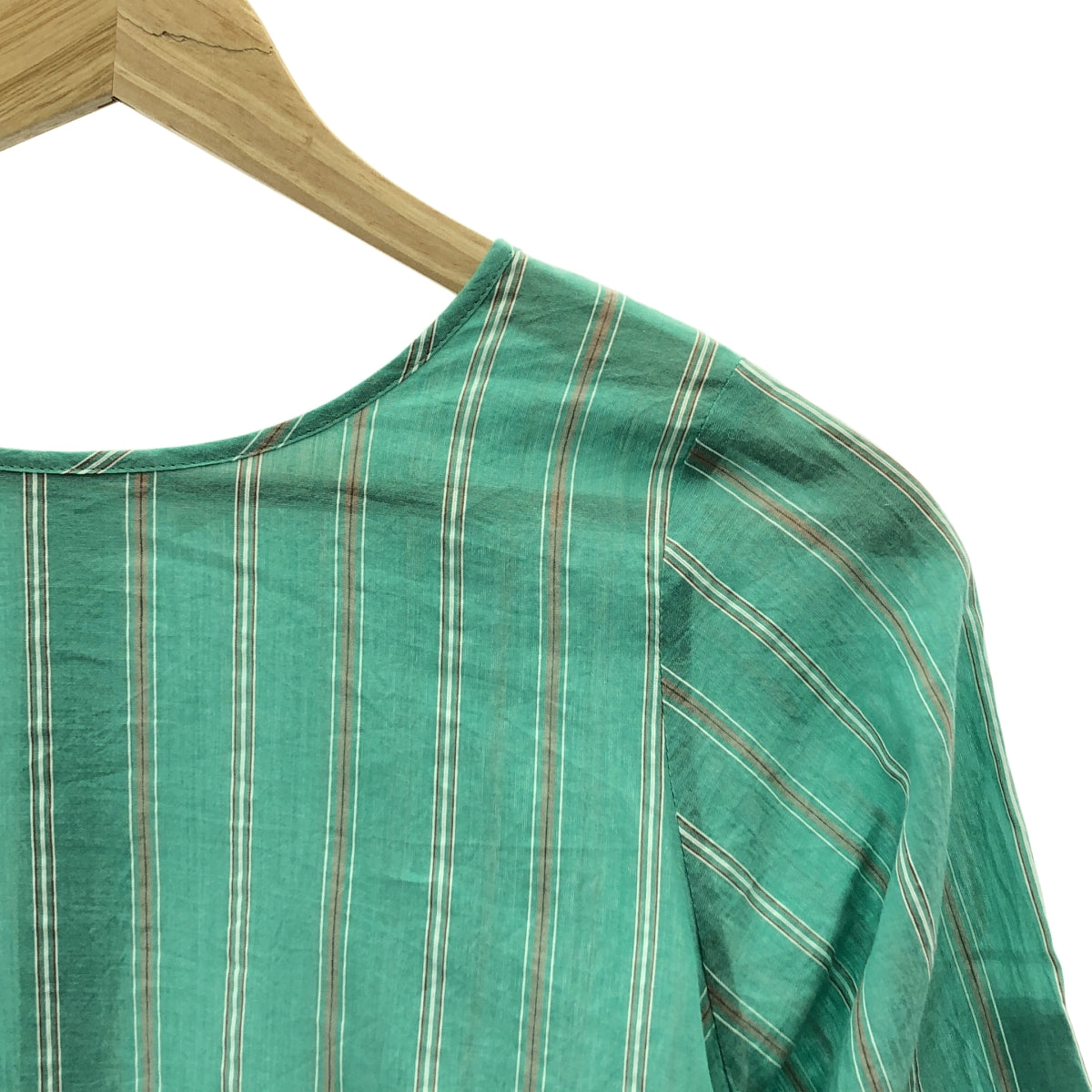 DES PRES | 馬德拉斯條紋多層襯衫 | 尺寸 36 | 女款