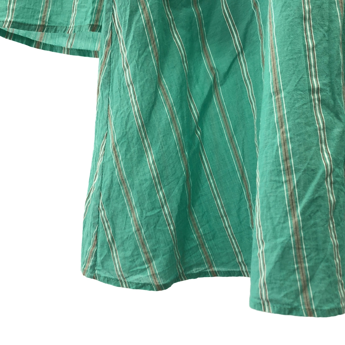 DES PRES | 馬德拉斯條紋多層襯衫 | 尺寸 36 | 女款