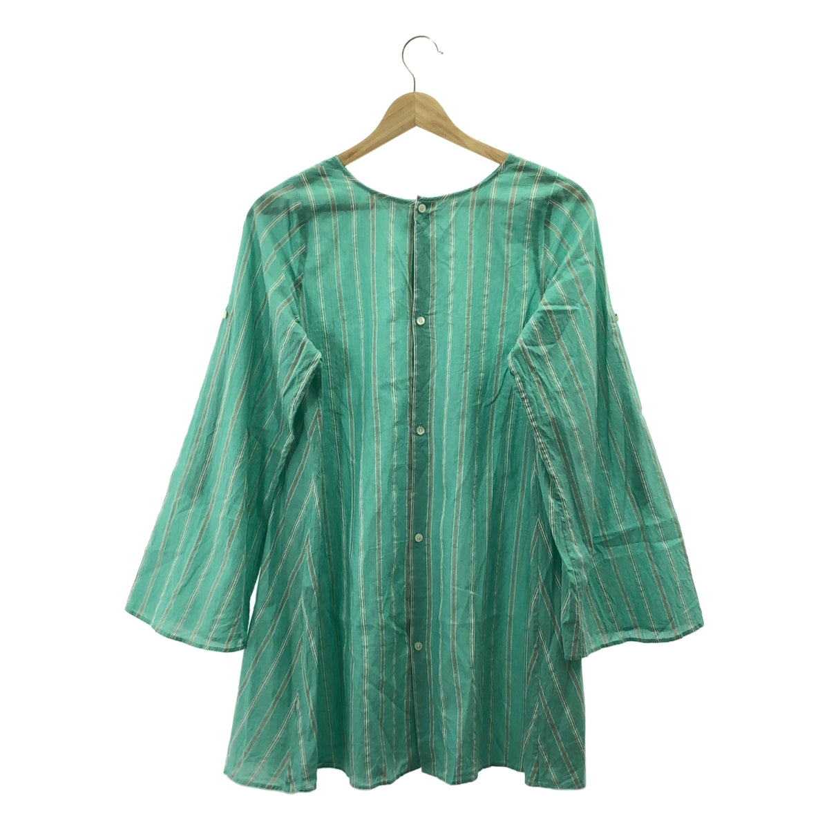 DES PRES | 馬德拉斯條紋多層襯衫 | 尺寸 36 | 女款