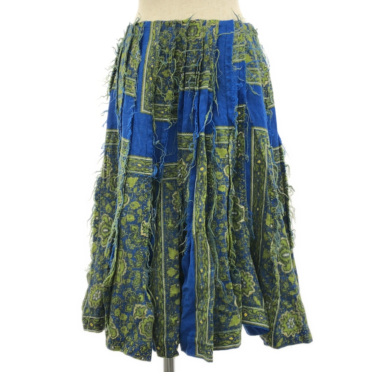 tricot COMME des GARÇONS | 2003 秋冬 | 滿版印花毛邊內翻裙 | S 碼 | 女款