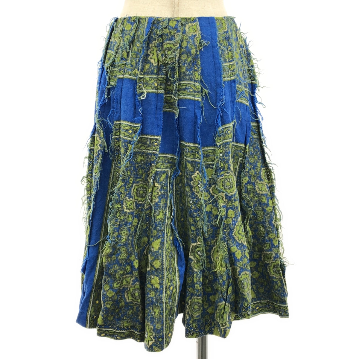 tricot COMME des GARÇONS | 2003 秋冬 | 滿版印花毛邊內翻裙 | S 碼 | 女款