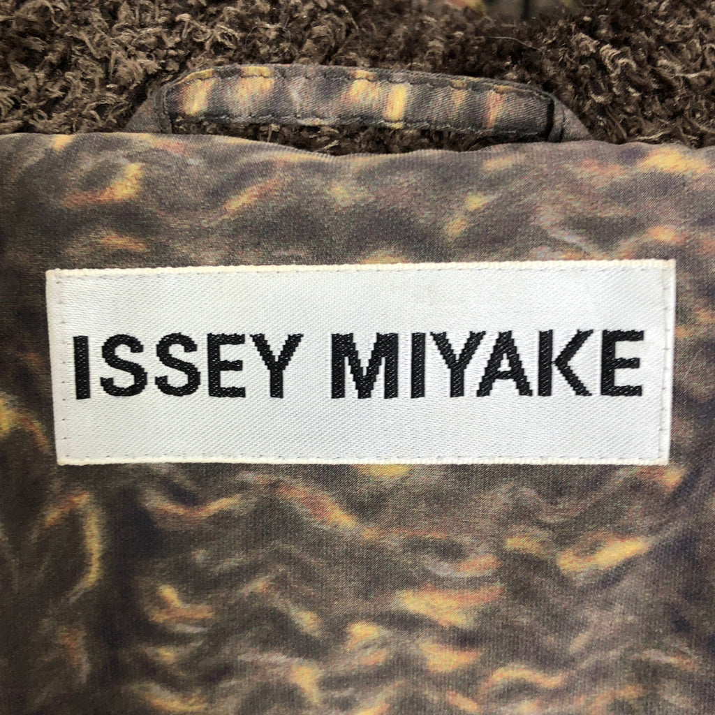 ISSEY MIYAKE / イッセイミヤケ | 2011AW | ナイロン 総柄プリント 中綿 コート | 3 | レディース