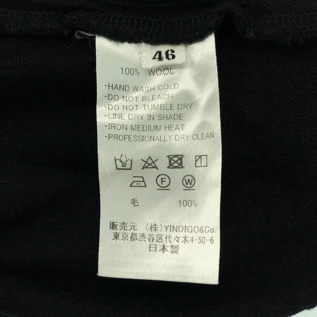 YINDIGO A M / インディゴエイエム | クルーネック ニット カットソー | 46 | メンズ