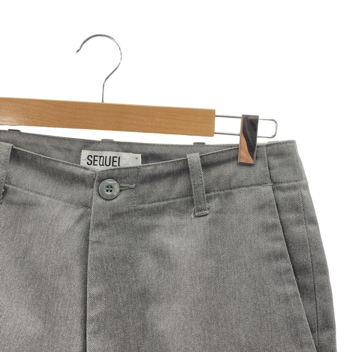 SEQUEL / シークエル | CHINO PANTS TYPE-F ツイル チノパンツ | s | グレー | メンズ