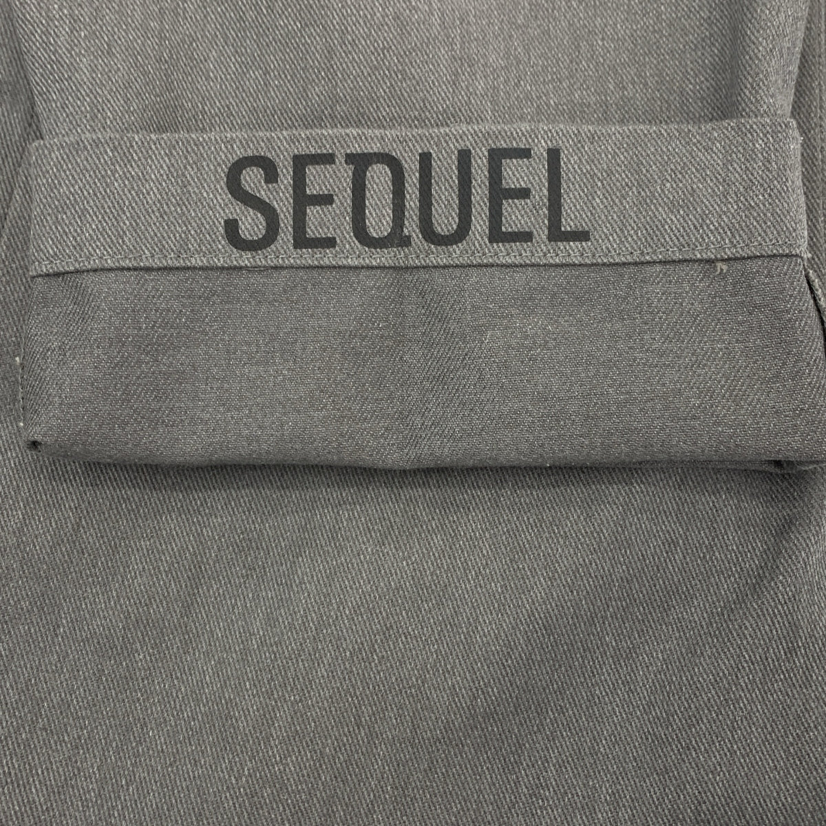 SEQUEL / Sequel | 斜紋布褲 TYPE-F | S | 灰色 | 男款