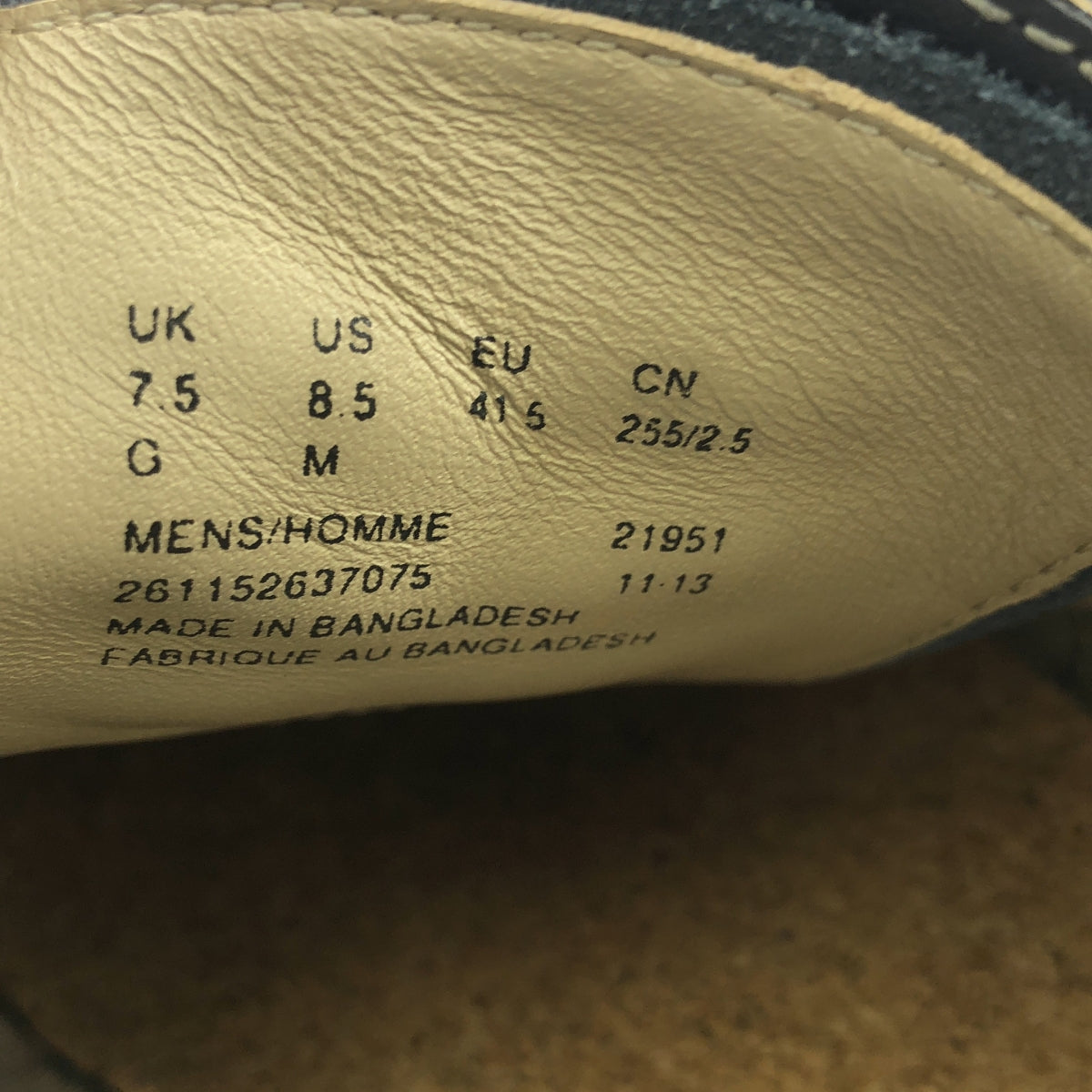 clarks / クラークス | スエード レザー ドレスシューズ | 25.5 | ネイビー | メンズ