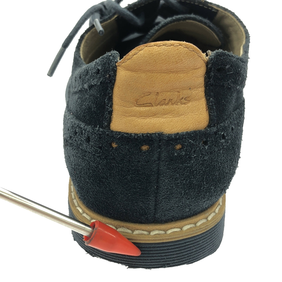 clarks / クラークス | スエード レザー ドレスシューズ | 25.5 | ネイビー | メンズ