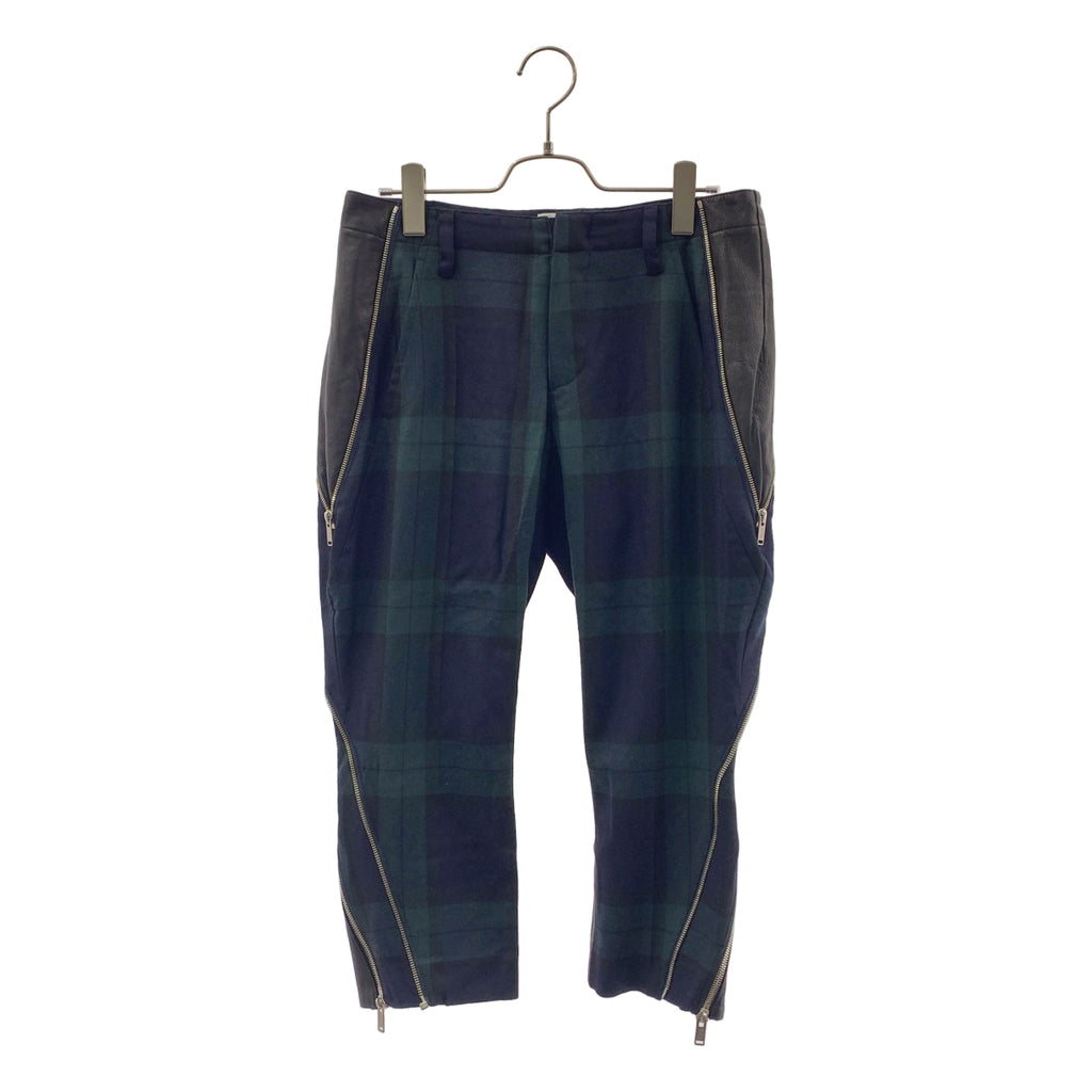 隱密之選 | 羊毛皮革拉鍊束縛褲 | 2 碼 |