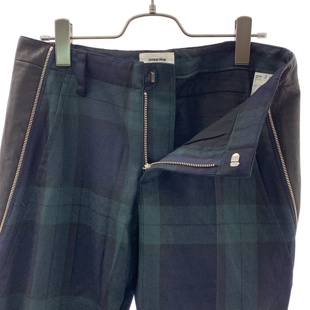 隱密之選 | 羊毛皮革拉鍊束縛褲 | 2 碼 |