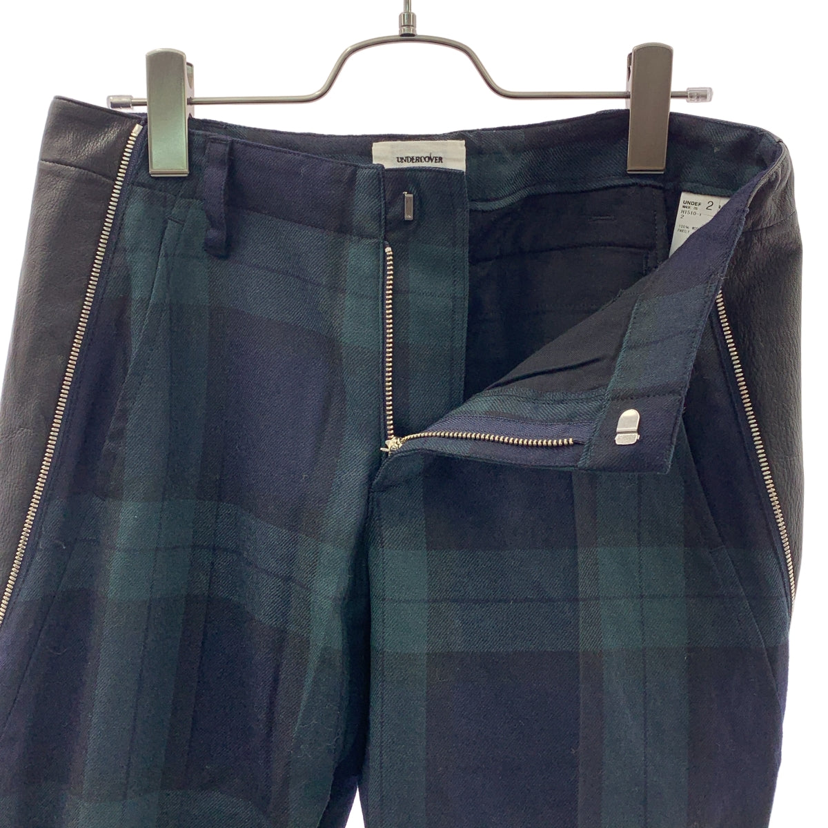 隱密之選 | 羊毛皮革拉鍊束縛褲 | 2 碼 |