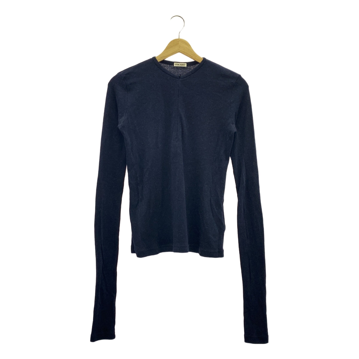 INSCRIRE / 안스쿠리아 | ONLY ARK 별주 Open L/S Tee 니트 | M | 다크 네이비 | 여성