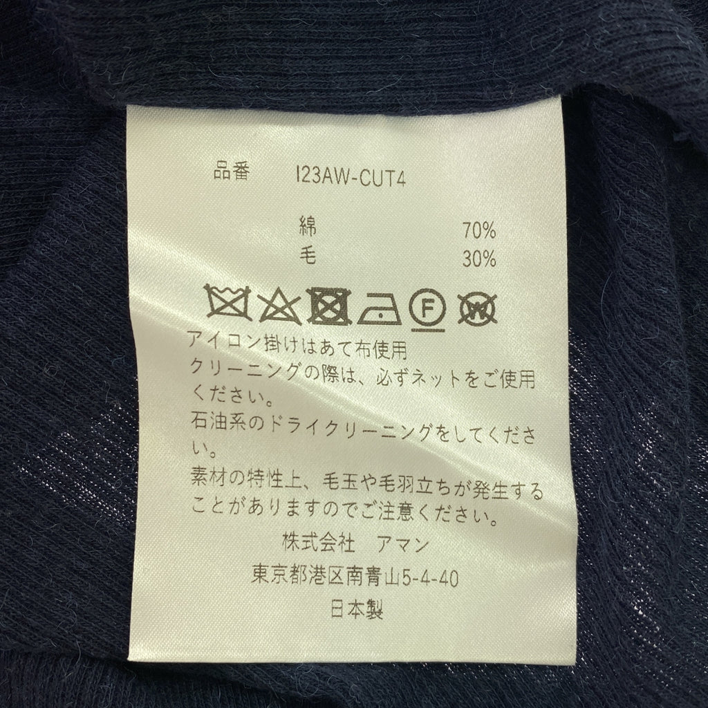 INSCRIRE / アンスクリア | ONLY ARK 別注 Open L/S Tee ニット | M | ダークネイビー | レディース
