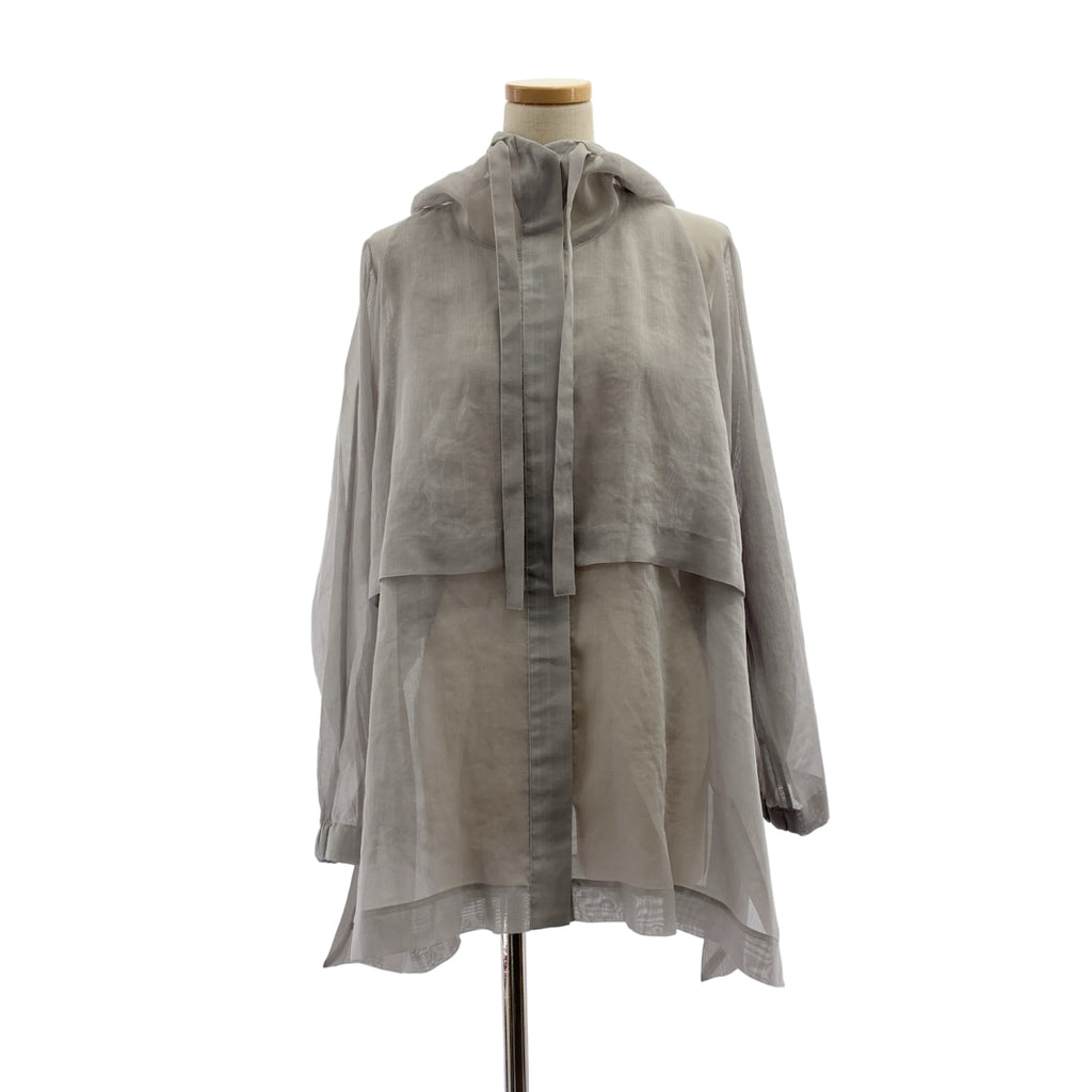 艾布爾/埃布爾|柔軟歐根紗派克大衣 |尺寸 38 |