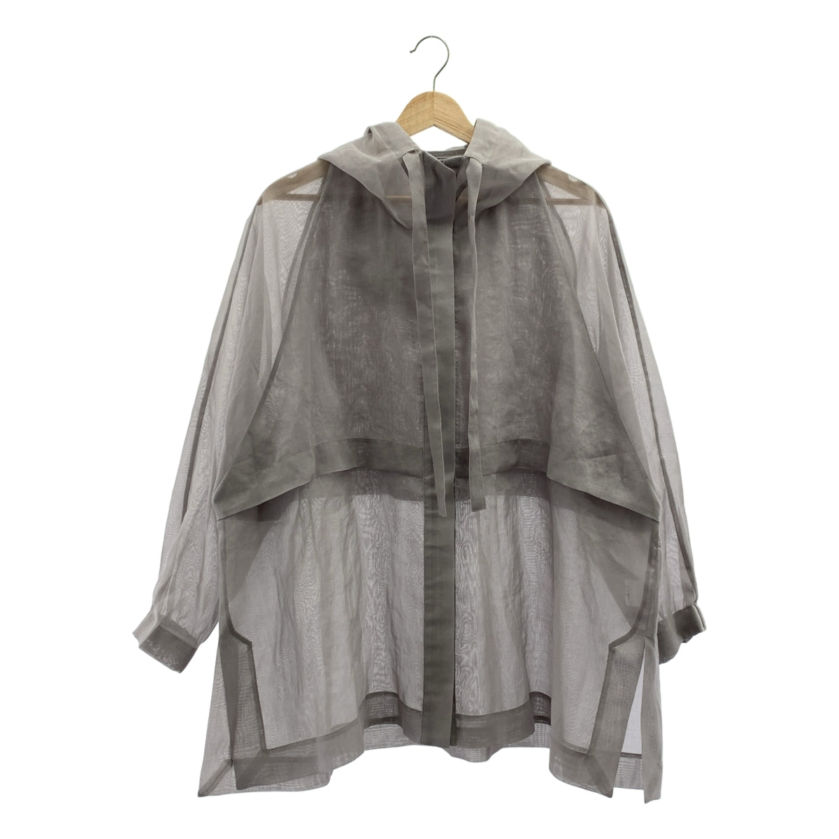 艾布爾/埃布爾|柔軟歐根紗派克大衣 |尺寸 38 |