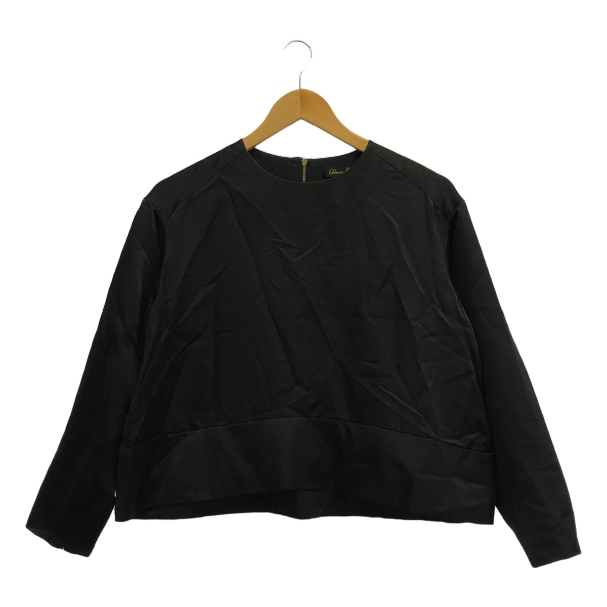 抽屜 |真絲襯衫 | 36 |黑色 |女性的