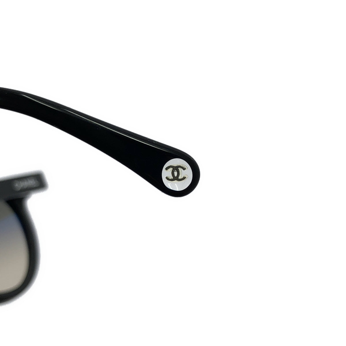 【美品】  CHANEL / シャネル | ココマーク パント シェイプ アイウェア グラデーション レンズ サングラス | 52□20 140 | ブラック | レディース