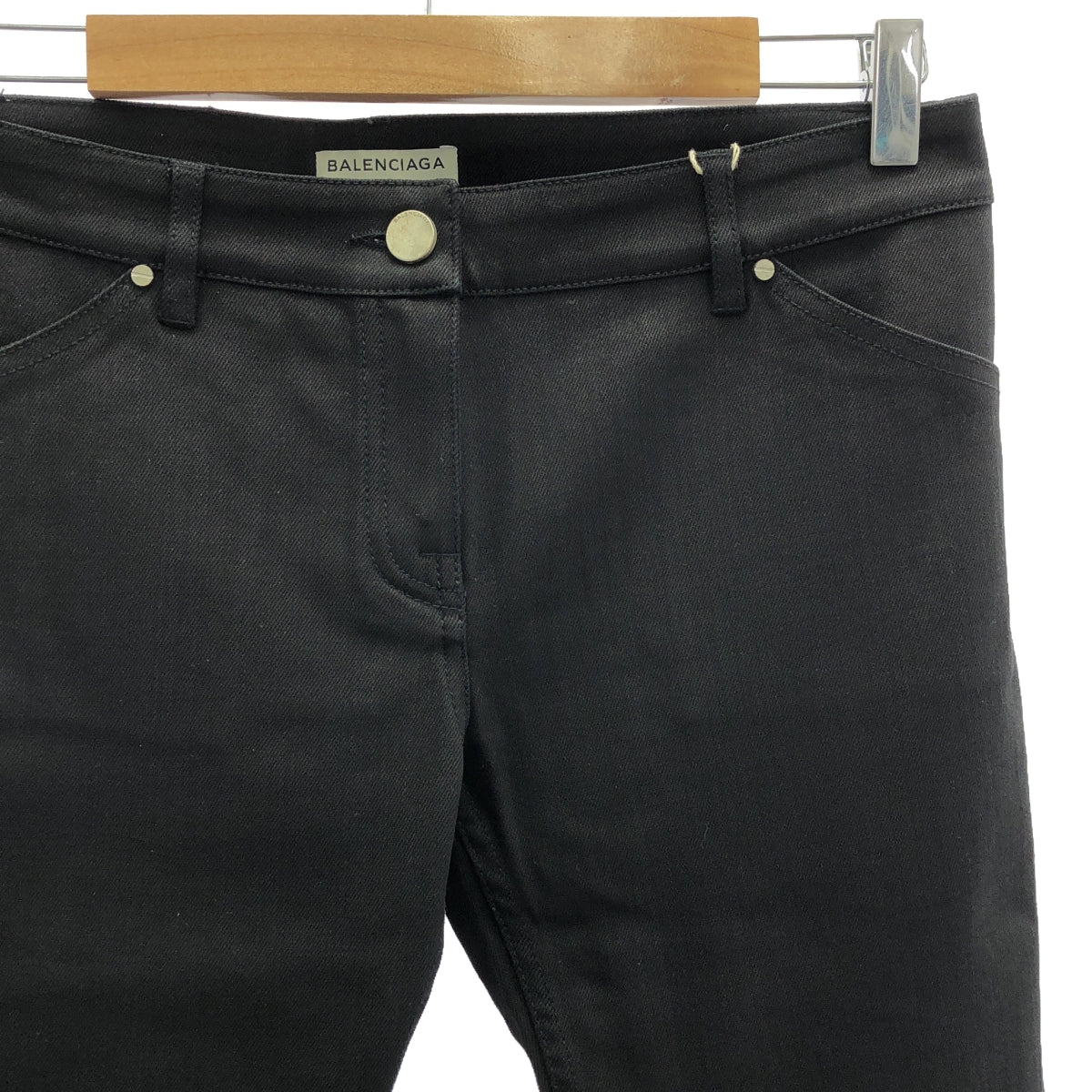 [Good Condition] BALENCIAGA / Balenciaga | Cotton Stretch Skinny Pants | Size 38 | Black | Men's